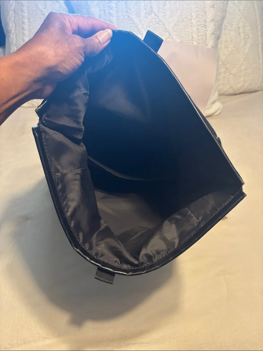Under Armour Black Roll-Top Storm Backpack with External Bungee